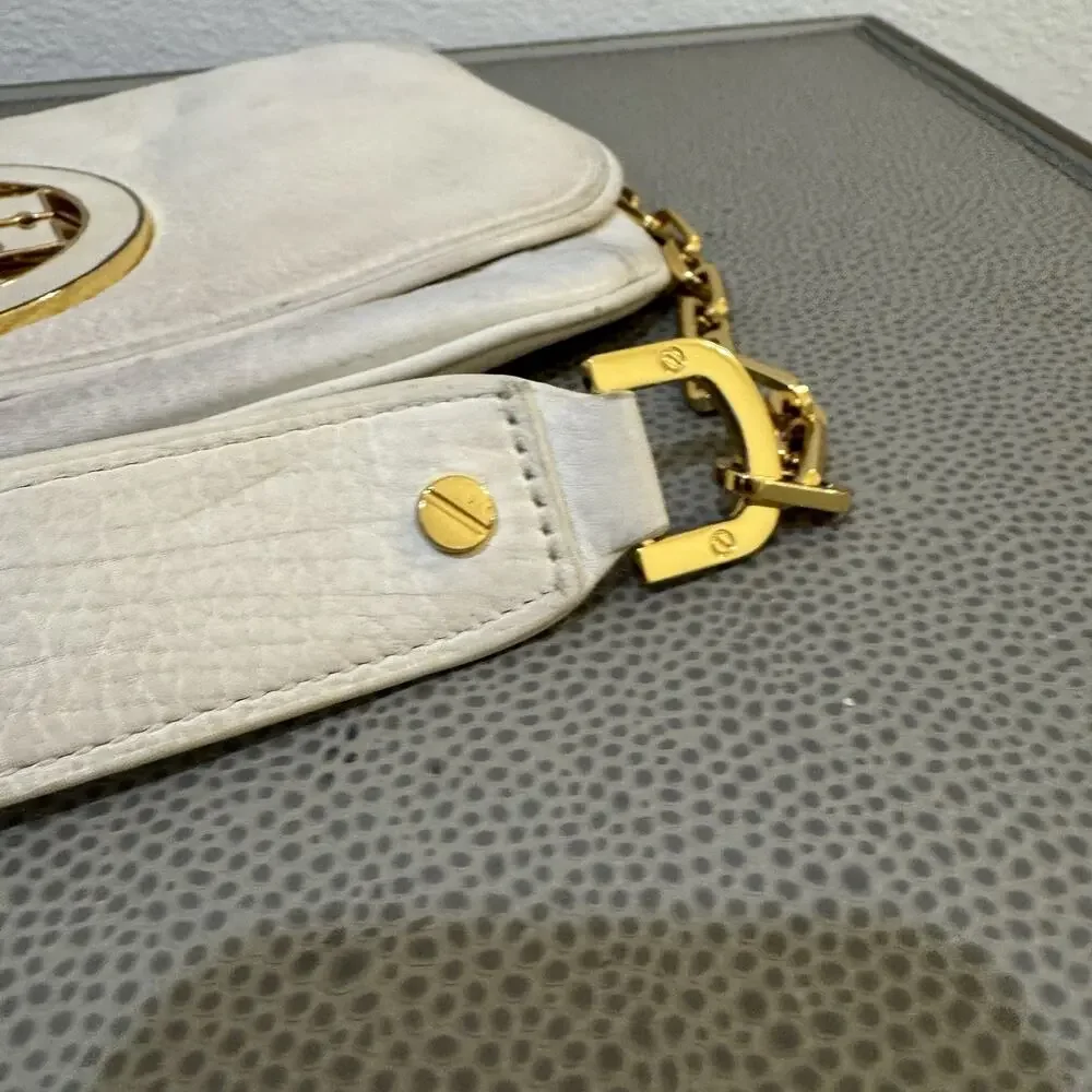 Tory Burch Ivory Amanda Crossbody Bag/ Clutch